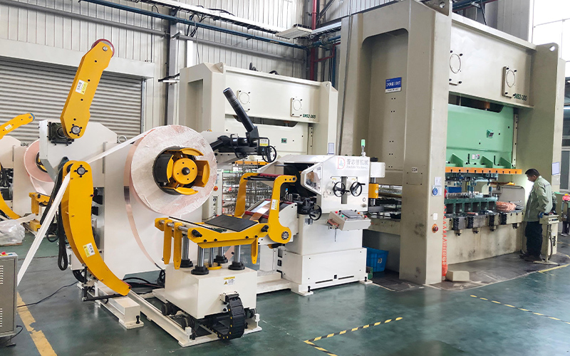 Automotive stamping line application Automotive stamping line application